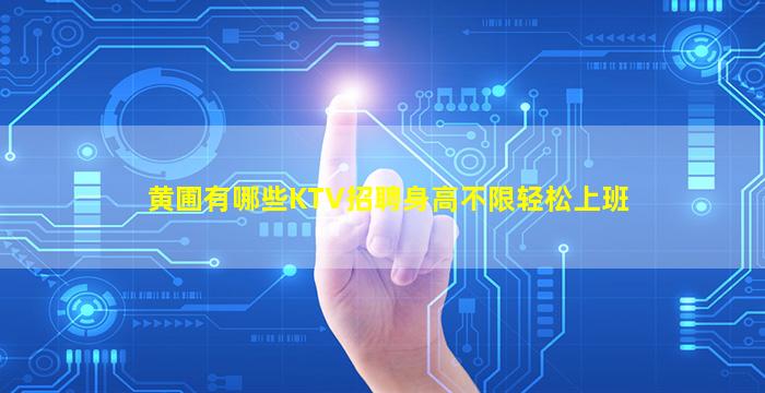 黄圃有哪些KTV招聘身高不限轻松上班